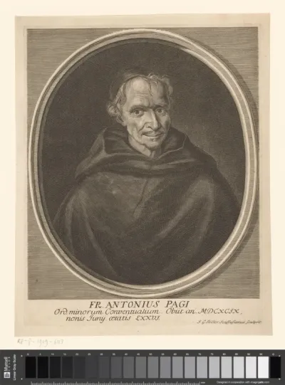 Portret van Antoine Pagi