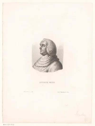 Portret van Antoine Petit