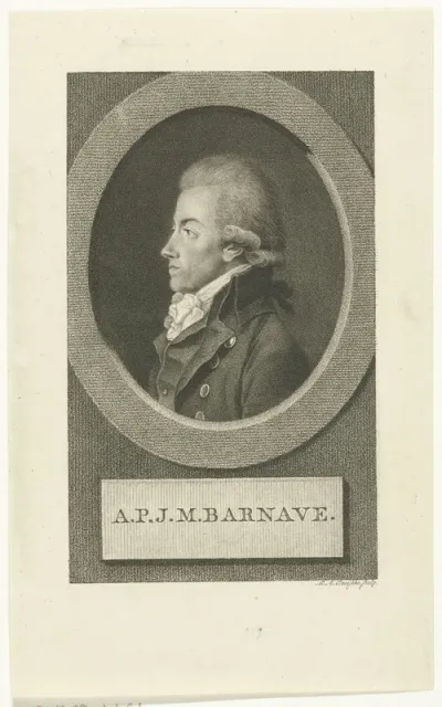 Portret van Antoine Pierre Joseph Marie Barnave