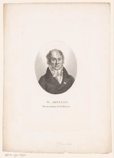Portret van Antoine-Vincent Arnault