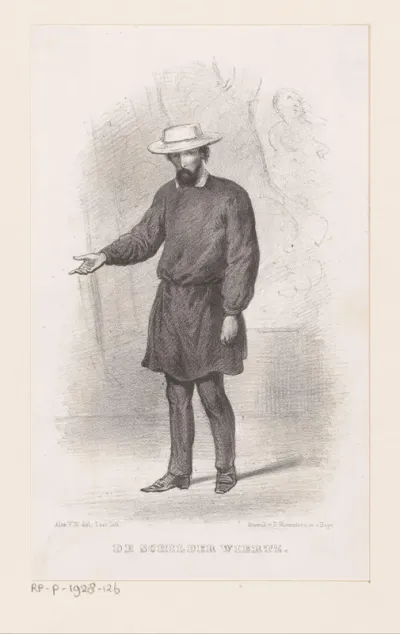 Portret van Antoine Wiertz