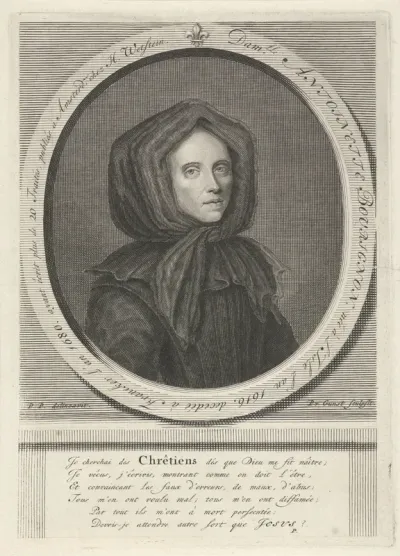 Portret van Antoinette Bourignon
