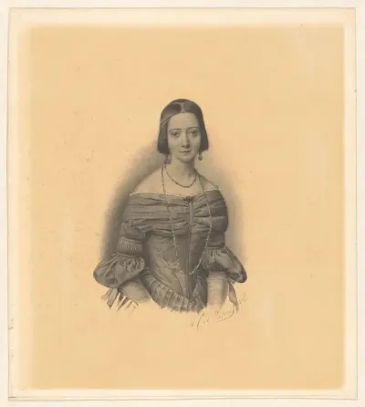 Portret van Antoinette Marie Henriette Jeanne Reigersman, echtgenote van Jonkheer Mr Pieter van den Brandeler