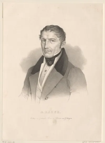 Portret van Anton Bauer