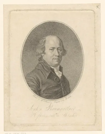 Portret van Anton Baumgartner