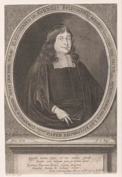 Portret van Anton Brunsen