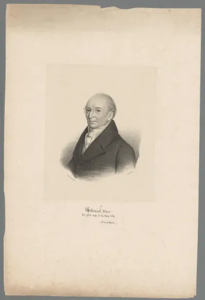 Portret van Anton Christian Wedekind