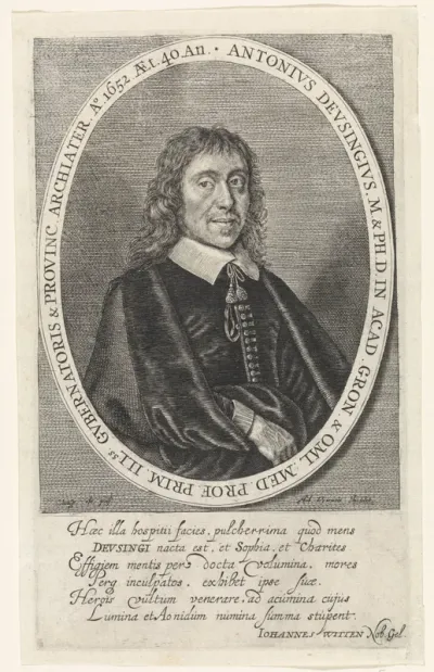 Portret van Anton Deusing