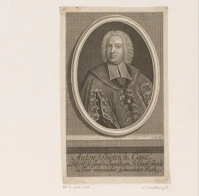 Portret van Anton Dietrich Carl von Ingelheim