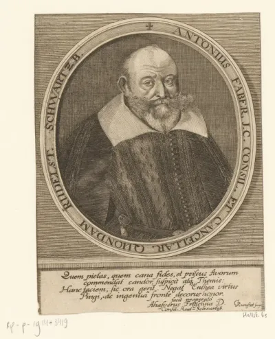 Portret van Anton Faber