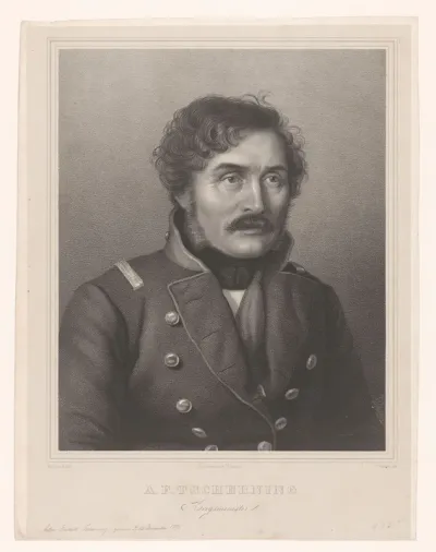 Portret van Anton Frederik Tscherning