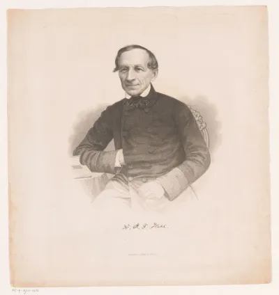 Portret van Anton Friedrich Hohl