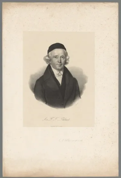 Portret van Anton Friedrich Justus Thibaut