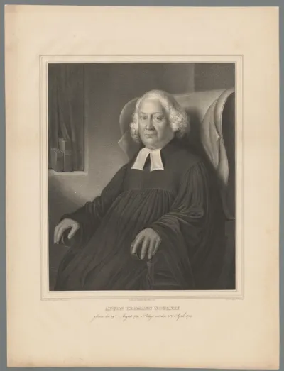 Portret van Anton Hermann Nourney