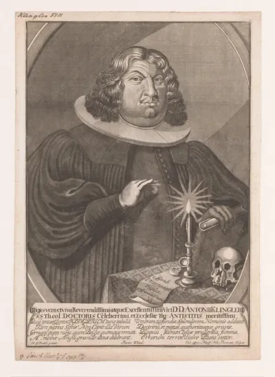 Portret van Anton Klingler