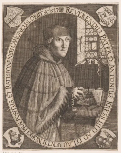 Portret van Anton Kreß