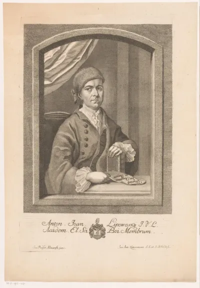 Portret van Anton Lipowsky