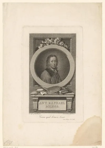 Portret van Anton Raphaël Mengs