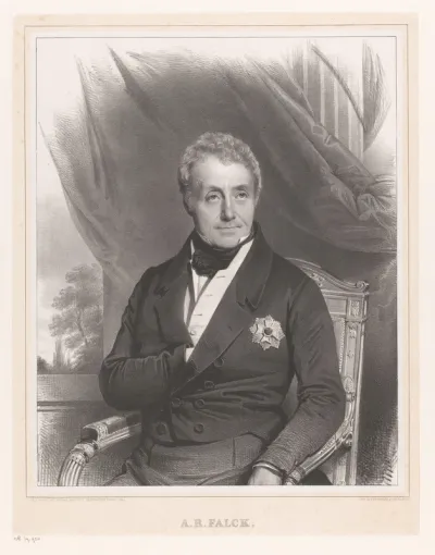 Portret van Anton Reinhard Falck