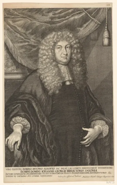 Portret van Anton Schott