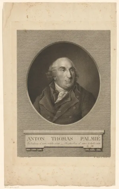 Portret van Anton Thomas Palmié