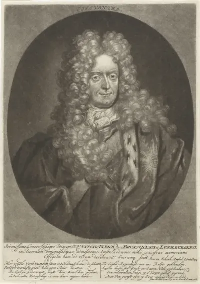 Portret van Anton Ulrich hertog van Brunswijk-Luneburg