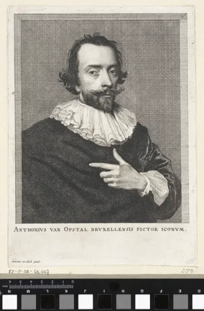 Portret van Anton van Opstal