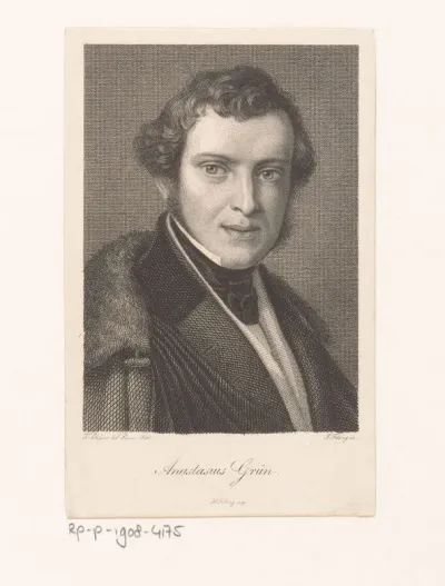 Portret van Anton von Auersperg