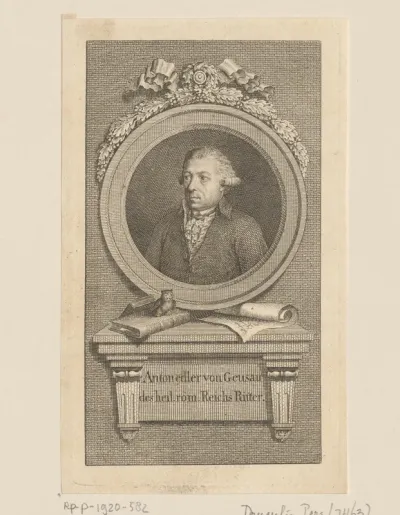 Portret van Anton von Geusau