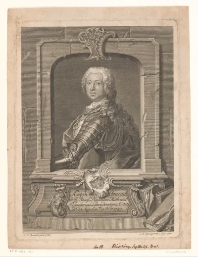 Portret van Anton von Geusau