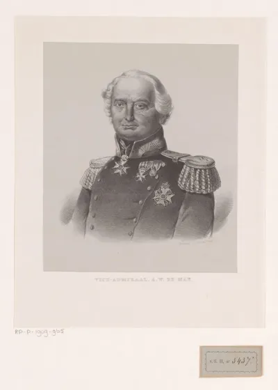 Portret van Anton Willem de Man