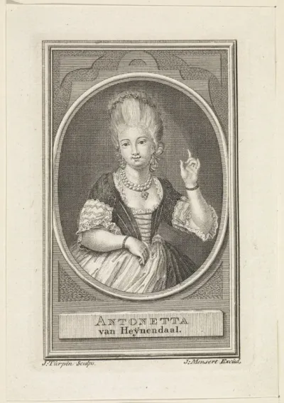 Portret van Antonetta van Heynendaal