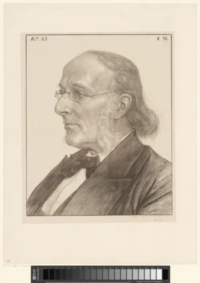 Portret van Antonie Hendrik Gerrit Paul van den Es