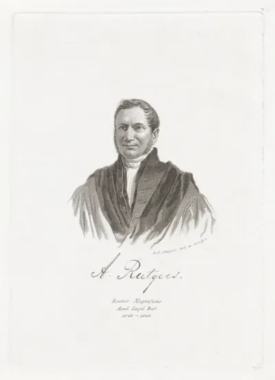 Portret van Antonie Rutgers