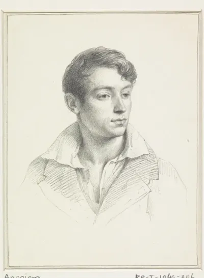 Portret van Antonie Sminck Pitloo