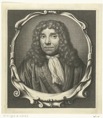 Portret van Antonie van Leeuwenhoek