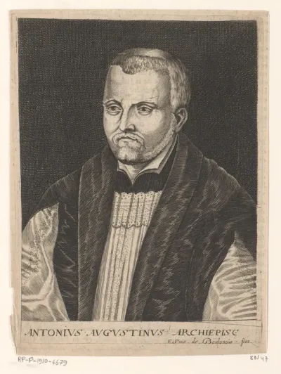 Portret van Antonio Augustín