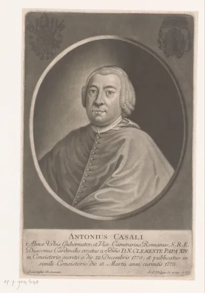 Portret van Antonio Casali