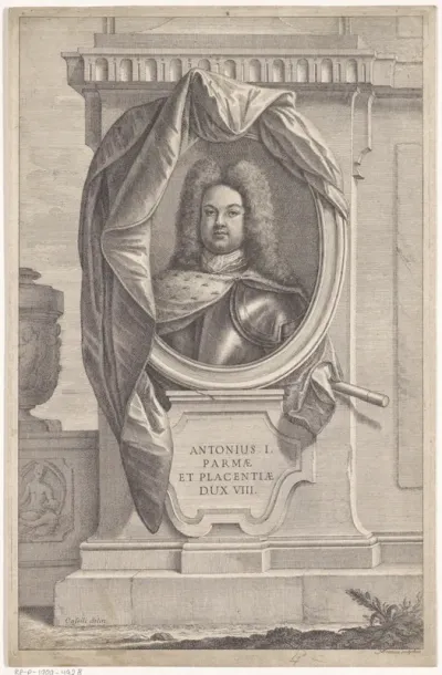 Portret van Antonio Farnese, hertog van Parma