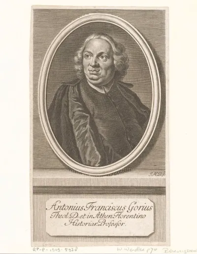 Portret van Antonio Francesco Gori