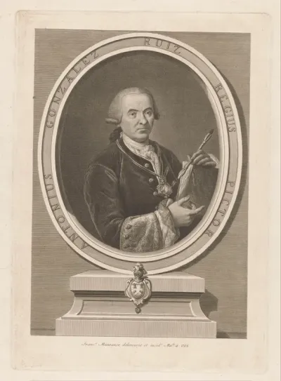 Portret van Antonio González Ruiz