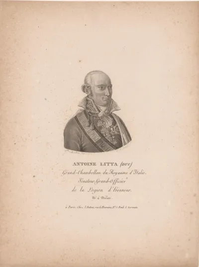 Portret van Antonio Litta