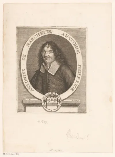 Portret van Antonio Marchétti