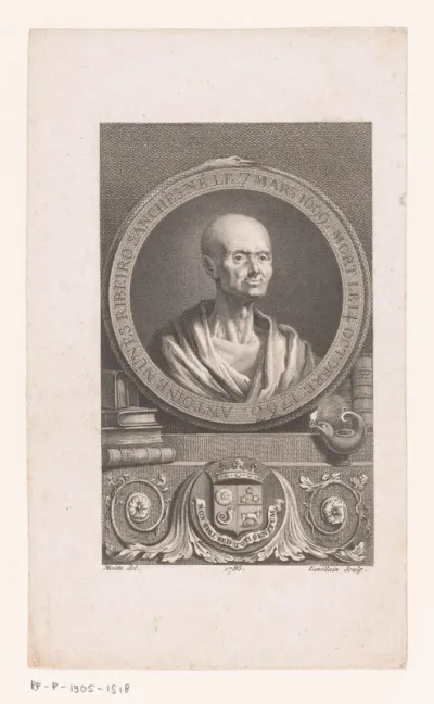 Portret van Antonio Nunes Ribeiro Sanches