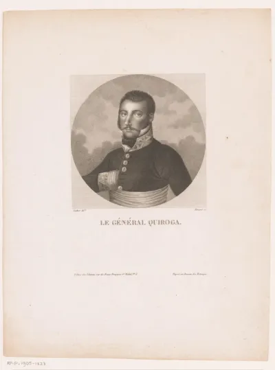 Portret van Antonio Quiroga