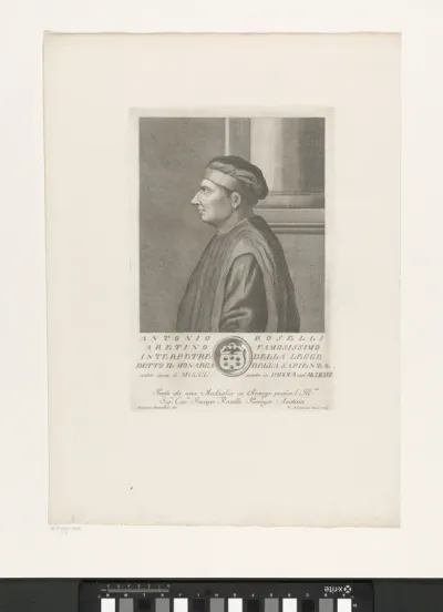 Portret van Antonio Roselli