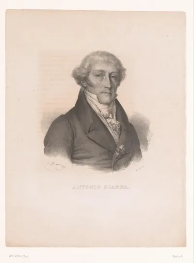 Portret van Antonio Scarpa