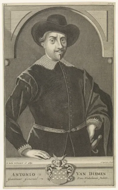 Portret van Antonio van Diemen, gouverneur-generaal van Nederlands-Indië