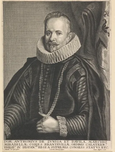 Portret van Antonio Zúñiga y Dávila, markies van Mirabel