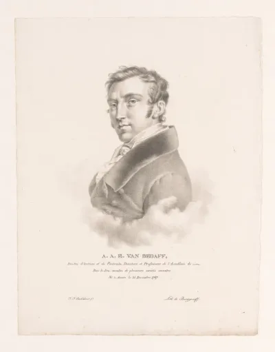 Portret van Antonis Aloisius Emanuel van Bedaff